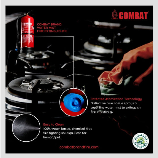 Keep Your Home and Kitchen Safe with the 2L Water Mist Stored Pressure Fire Extinguisher