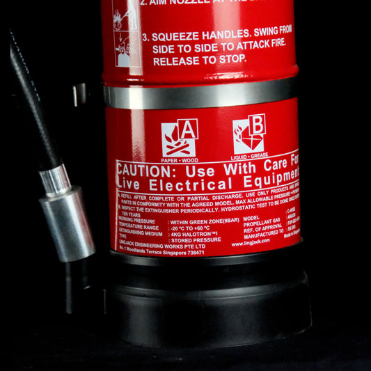 Halotron I Stored Pressure Fire Extinguisher (4kg)