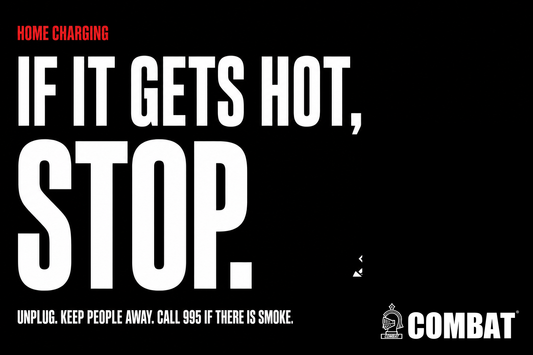 If a phone or power bank gets hot, stop