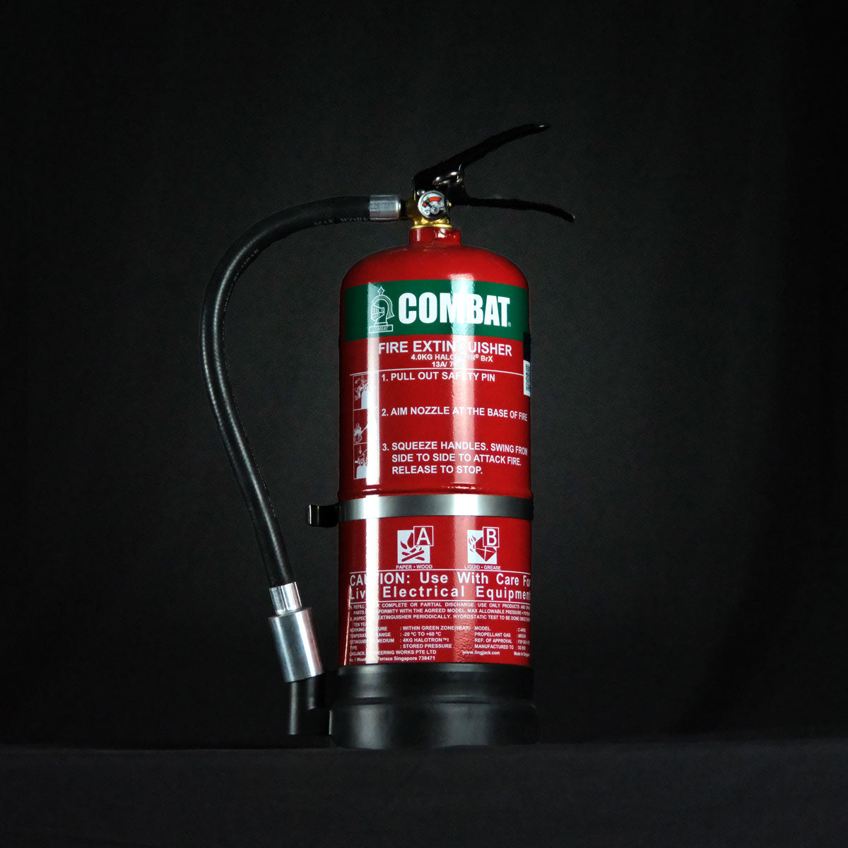 Halotron BrX (2BTP) High Performance Clean Agent Fire Extinguisher (4k ...