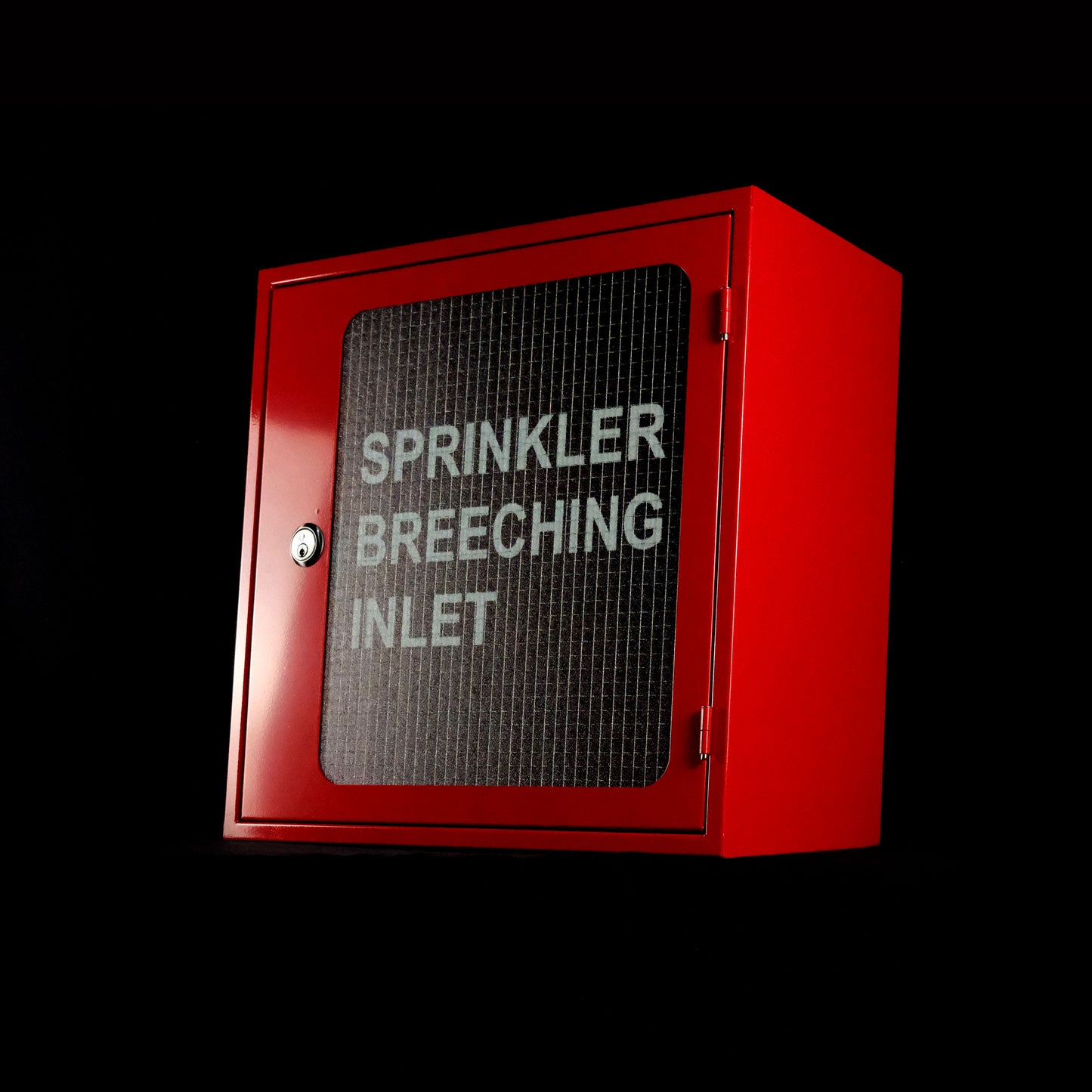4 Way Sprinkler Breeching Inlet (Wall Mounted) Steel Cabinet