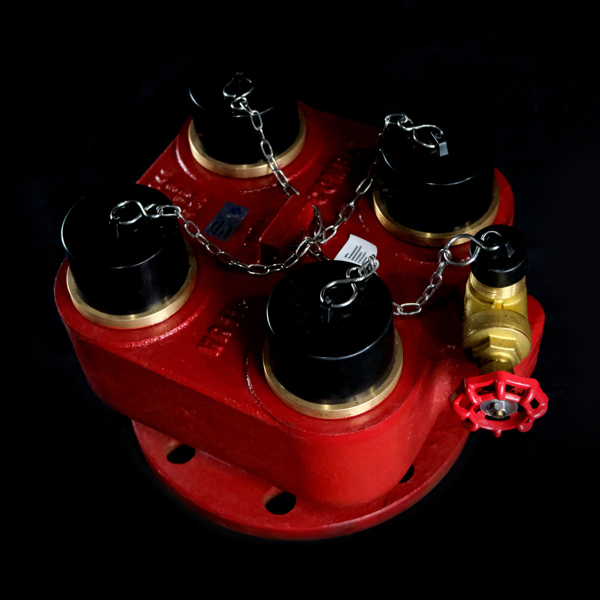 4 Way Breeching Inlet – COMBAT Brand Fire Extinguishers